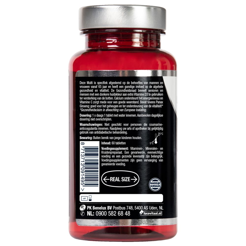 Lucovitaal Multi A t/m Z 65+ 60 tabletten