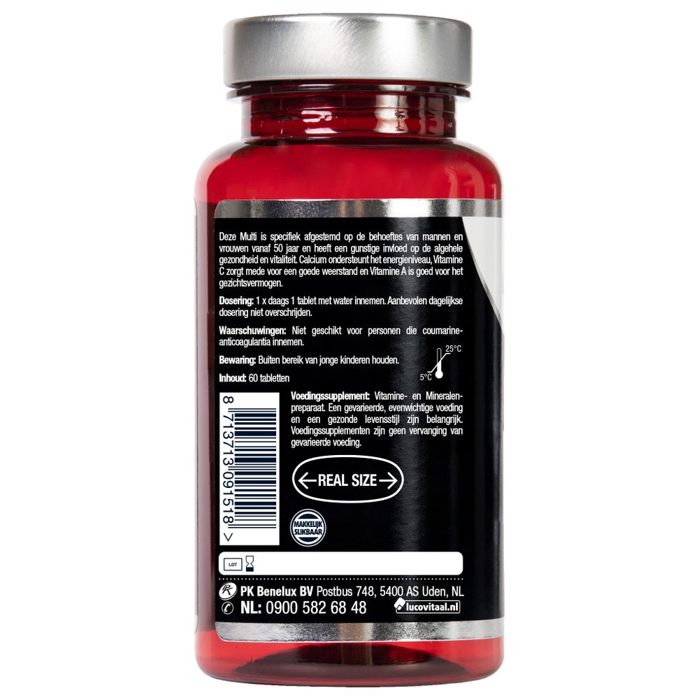 Lucovitaal Multi A t/m Z 50+ 60 tabletten