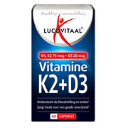 Lucovitaal Vitamine K2 + D3 60 capsules