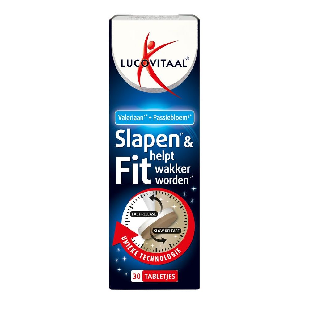 Lucovitaal Slapen & fit wakker worden 30 tabletten