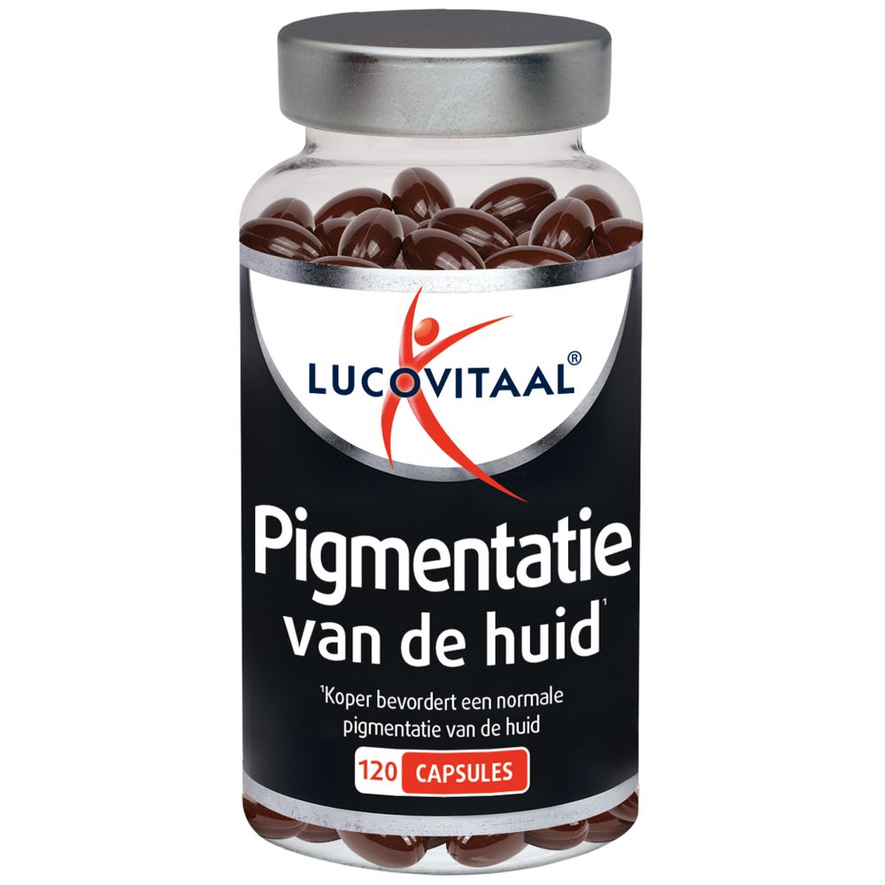Lucovitaal Pigmentatie van de huid 120 capsules