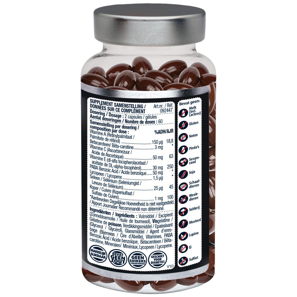 Lucovitaal Pigmentatie van de huid 120 capsules