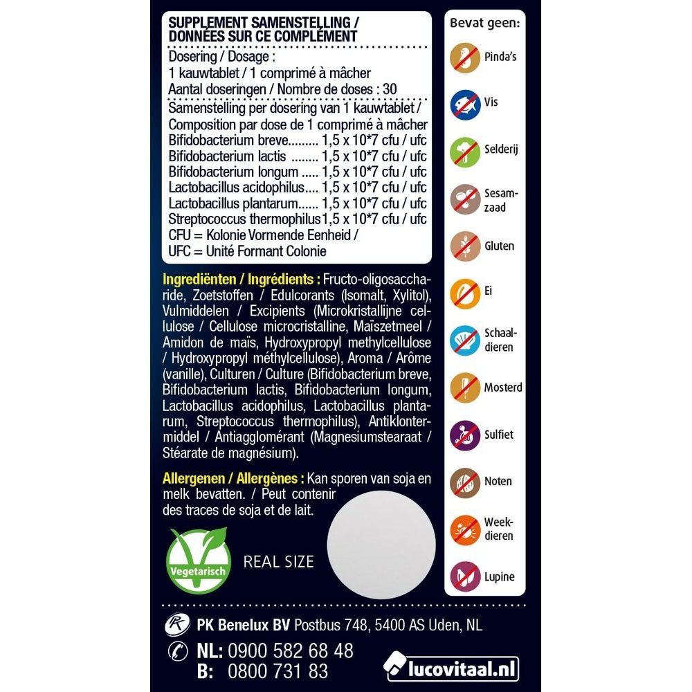 Lucovitaal BioticoMel 6 30 tabletten