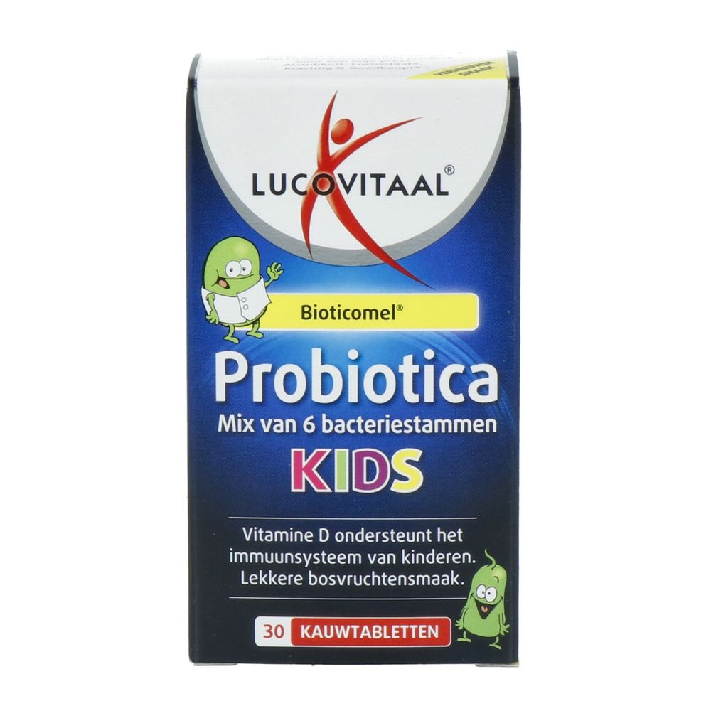 Lucovitaal Probiotica kids 30 kauwtabletten