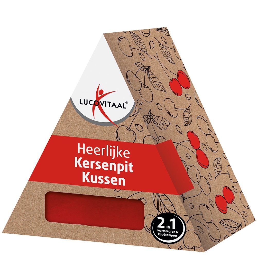 Lucovitaal Kersenpit kussen langwerpig 1 stuks