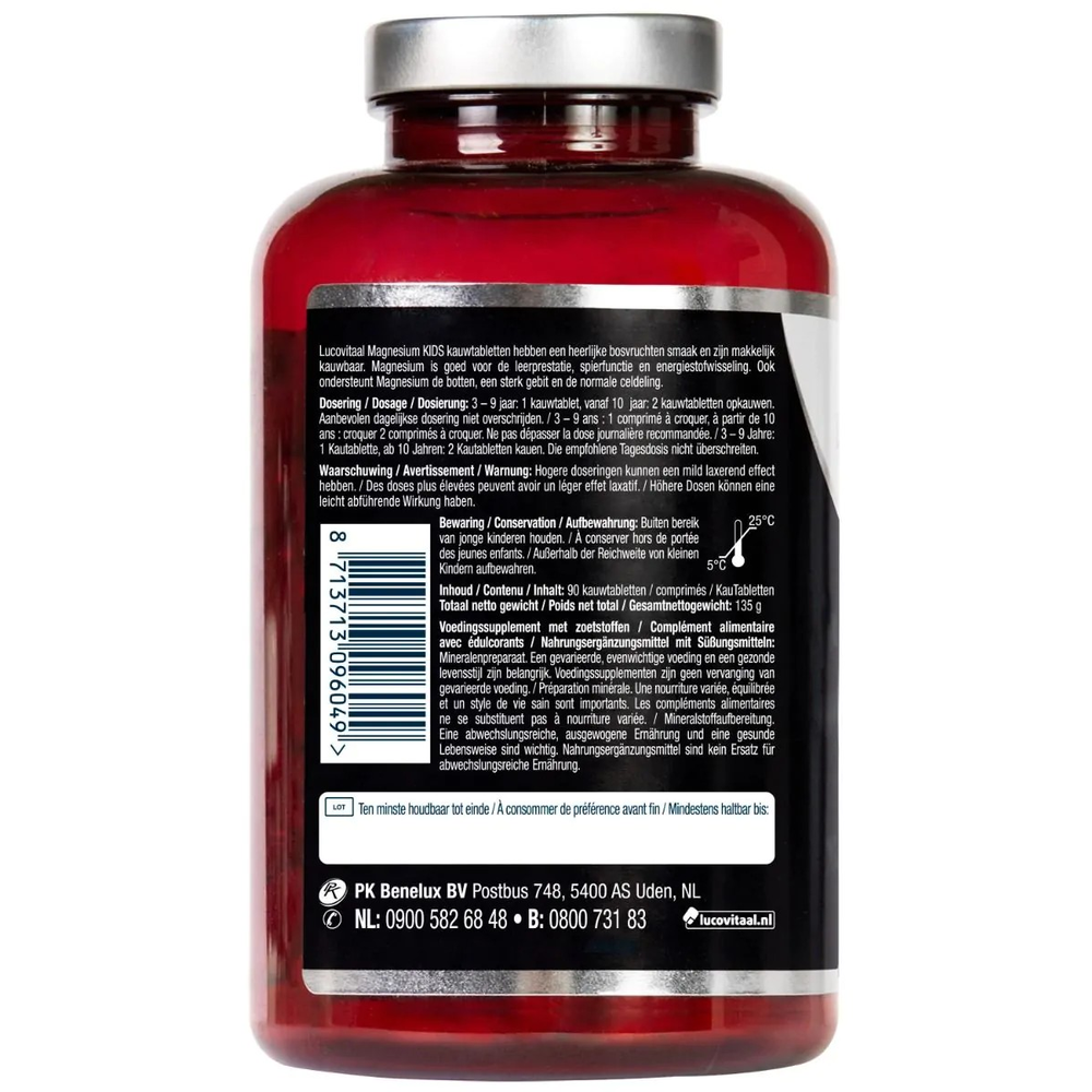 Lucovitaal Magnesium kids 90 kauwtabletten