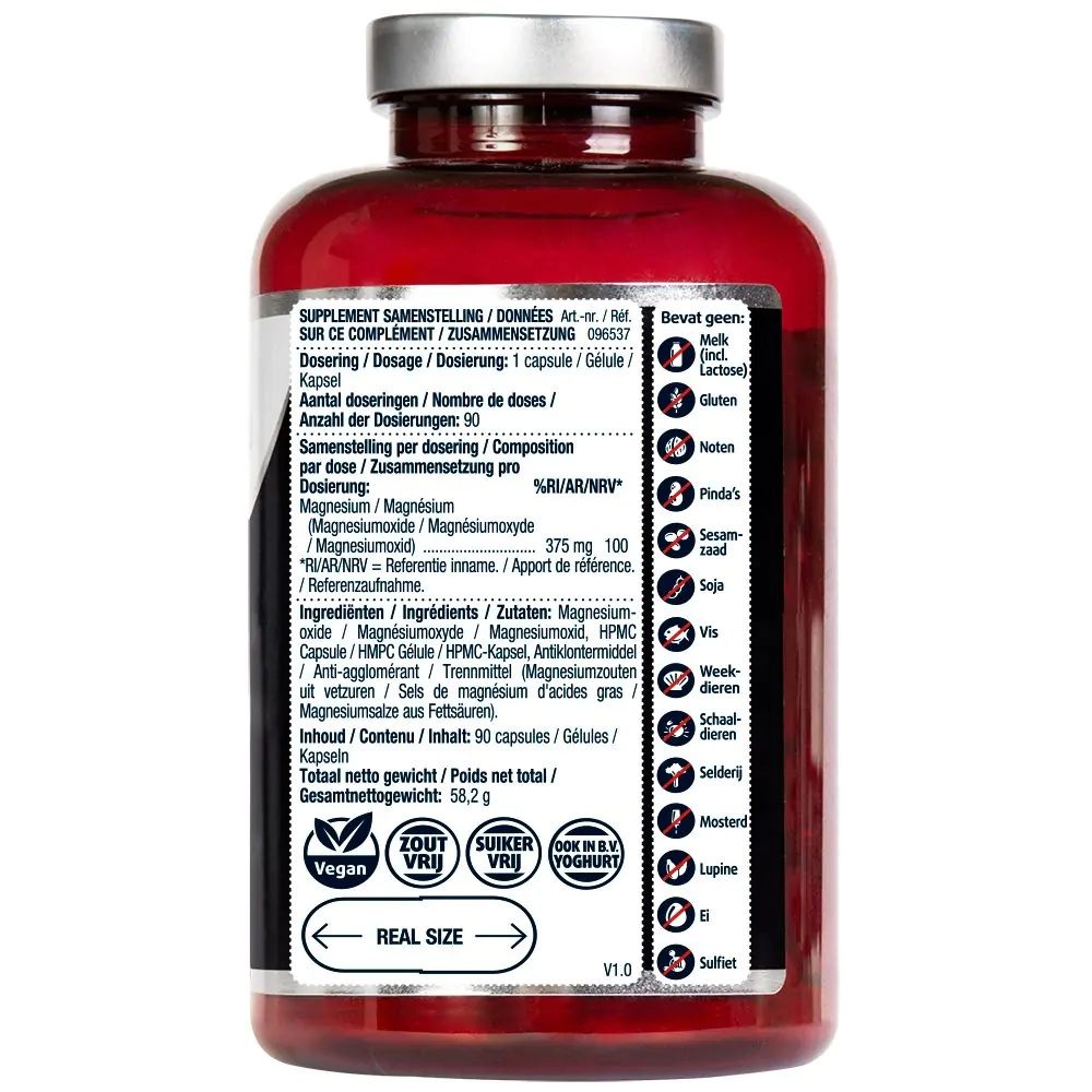 Lucovitaal Magnesium oxide 375 mg 90 capsules