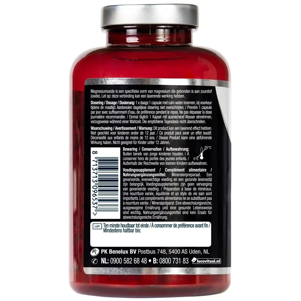 Lucovitaal Magnesium oxide 375 mg 90 capsules