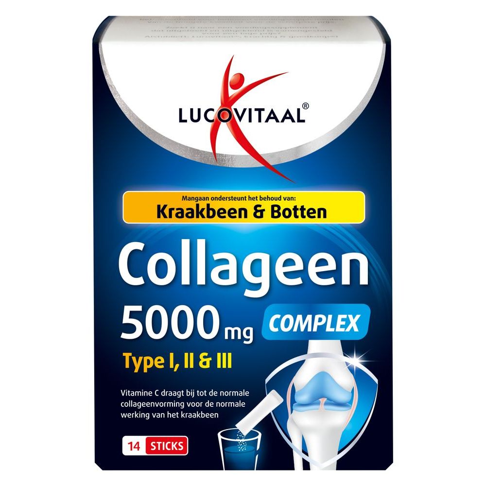 Lucovitaal Collageen complex 5000 mg sticks 14 stuks