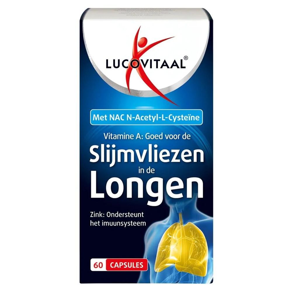 Lucovitaal Slijmvliezen in de Longen 60 capsules