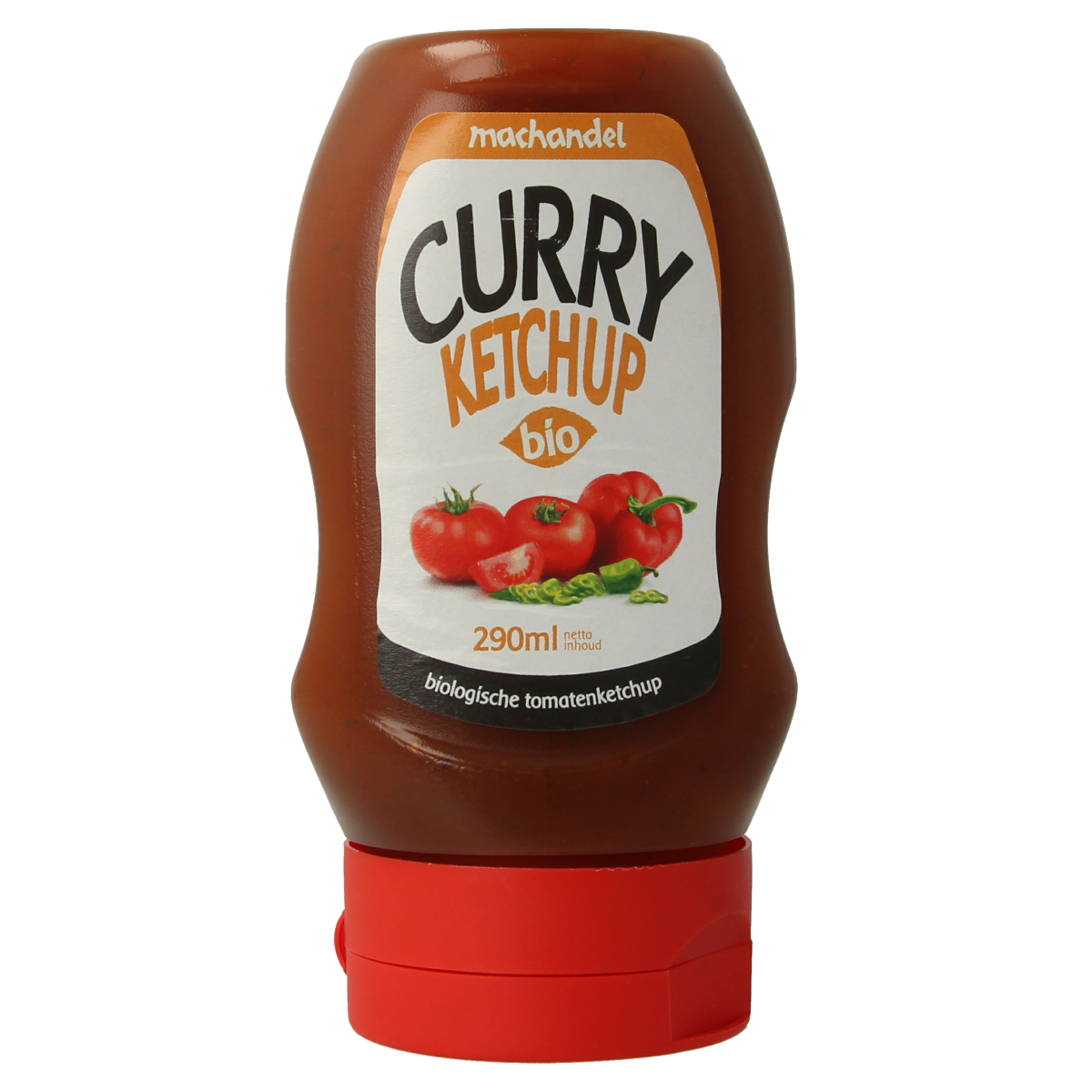 Machandel Curry ketchup fles 290 gram