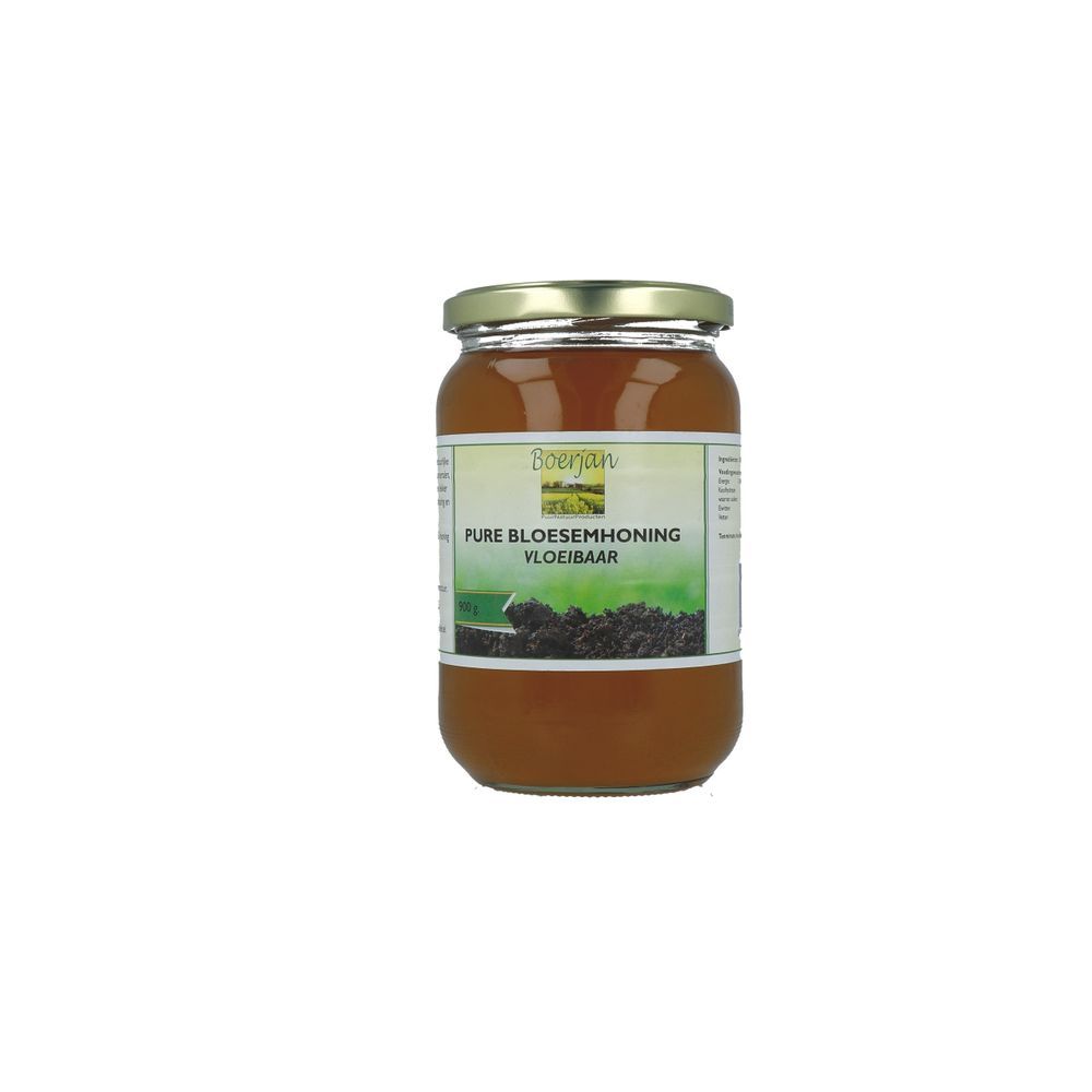 Boerjan Honing Pure Bloesem Vloeibaar 900 gr