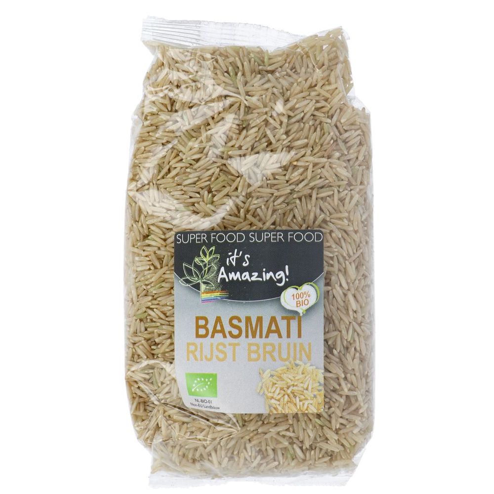 It's Amazing Basmati Rijst Bruin 500 gr