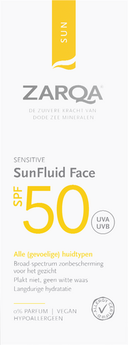 Zarqa Sunfluid SPF50 sensitive 50 ml