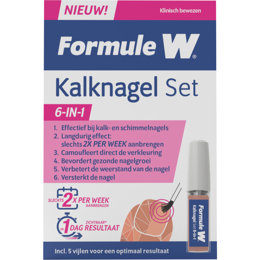 Formule W Kalknagelset 6-in-1 4 ml