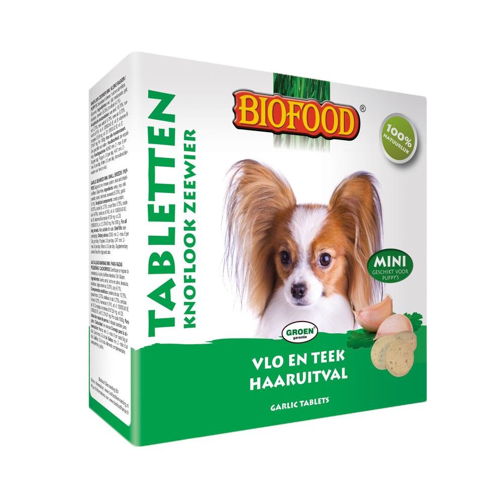 Biofood Knoflook Zeewier Mini Tabletten 100 tb