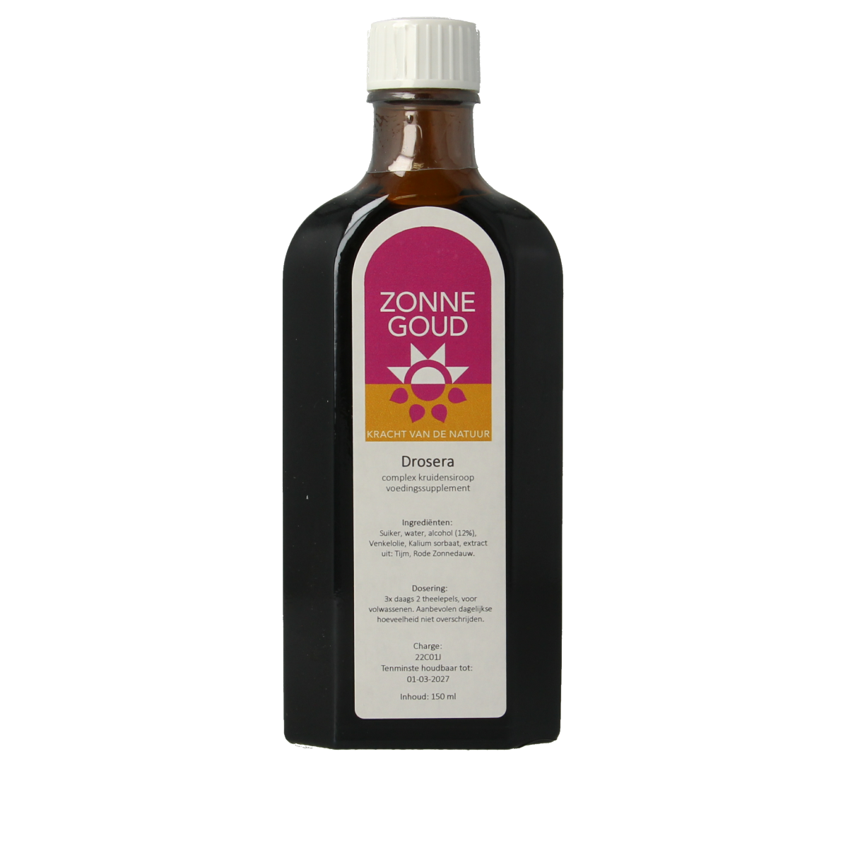 Zonnegoud Drosera siroop 150 ml