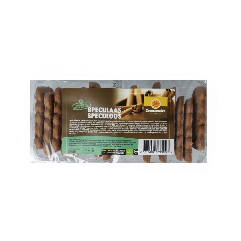 Zonnemaire Speculaas bio 240 gram