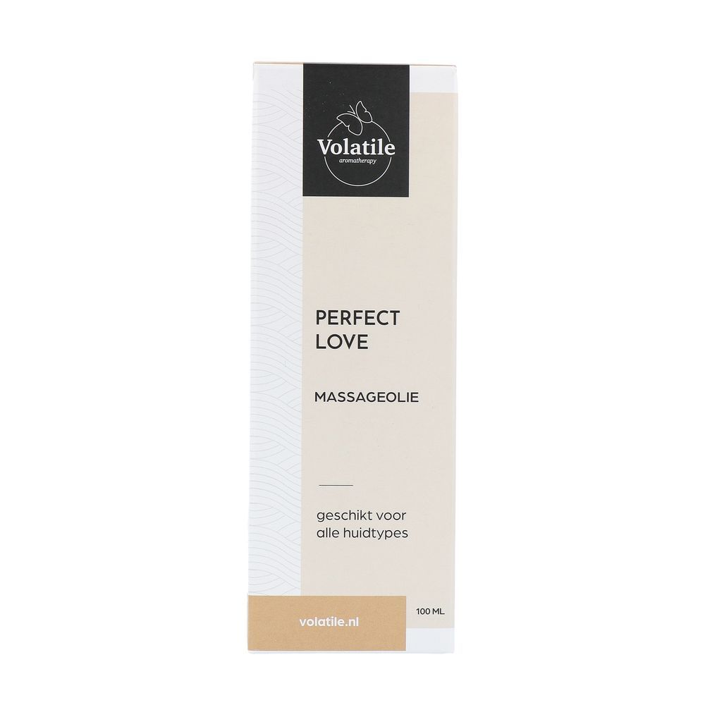 Volatile Massageolie perfect love glas met pomp 100 ml