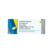 Leidapharm Ibuprofen 200mg Liquid Capsules 10 cp