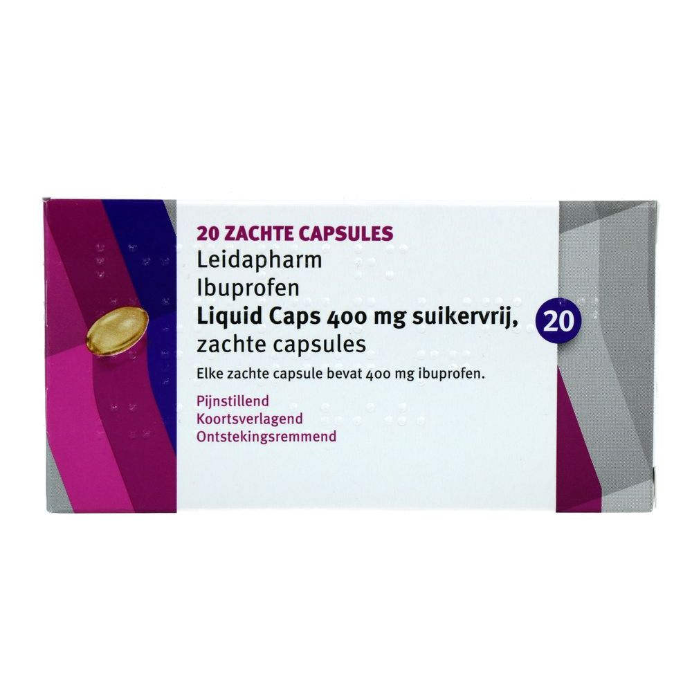 Leidapharm Ibuprofen 400mg Liquid Caps 20 cp