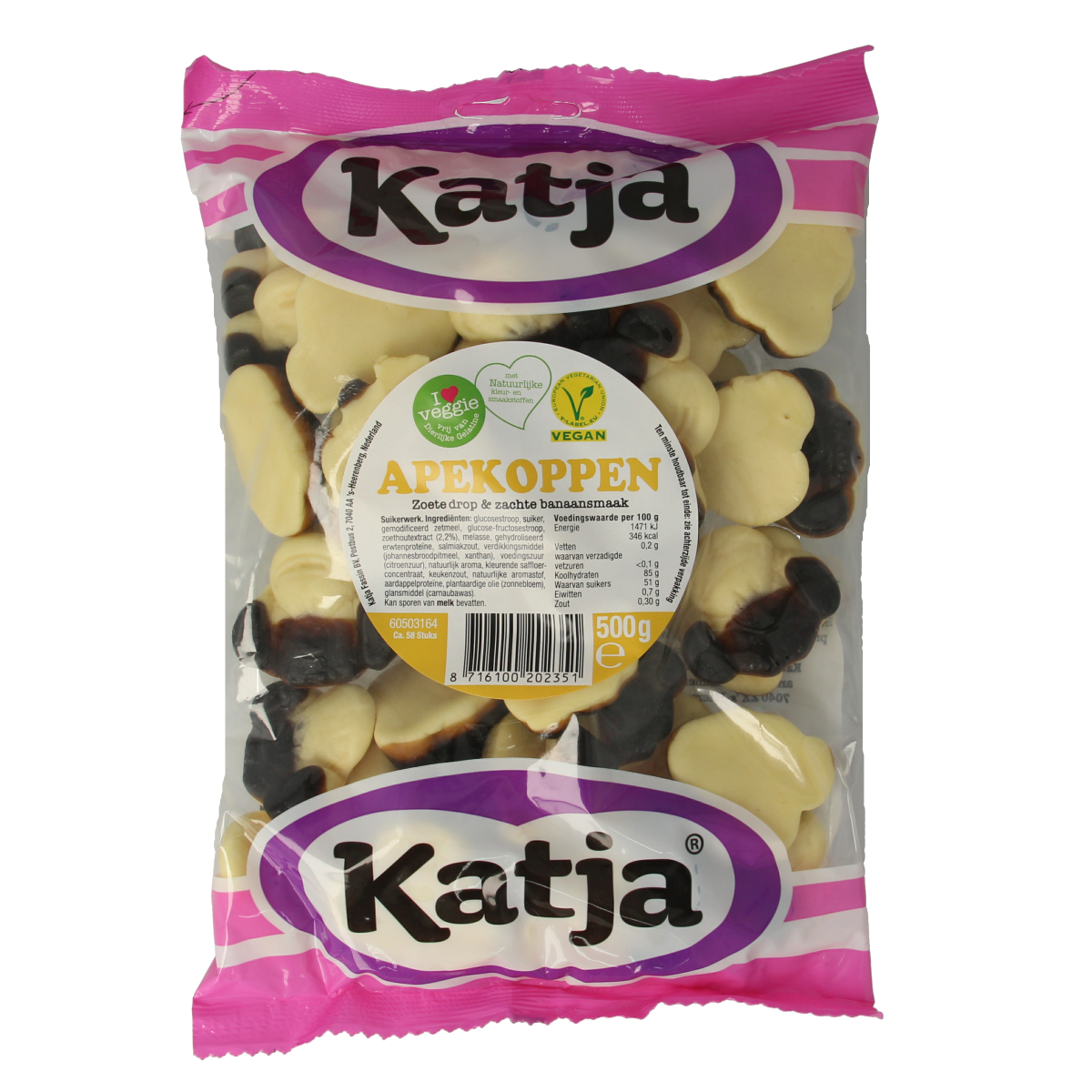 Katja Apenkoppen zakje 500 gram
