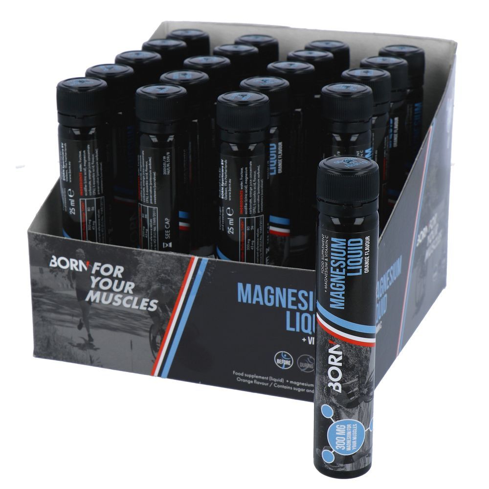 Born Ampul Magnesium Liquid Orange 25 ml - Born Sportscare