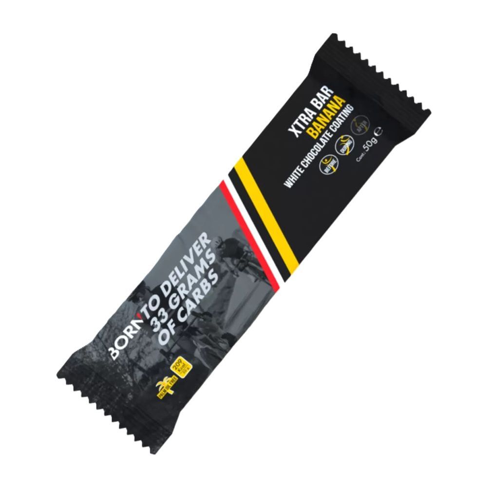 Born Xtra Reep Banaan White Chocolate Coating 50 gr - Born Sportscare