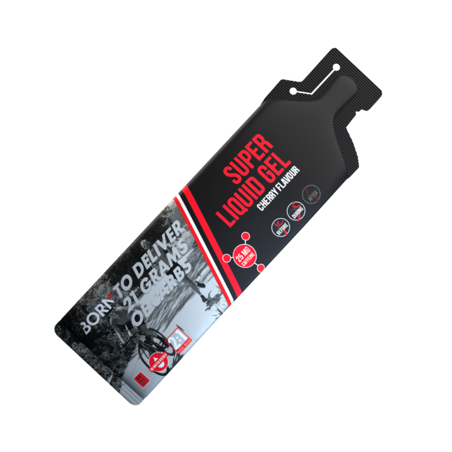 Born Drinkgel Super Liquid Cherry&Caffein 55 ml - Born Sportscare