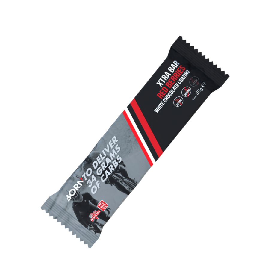 Born Xtra Reep Red Berries White Chocolate Coating 50 gr - Born Sportscare