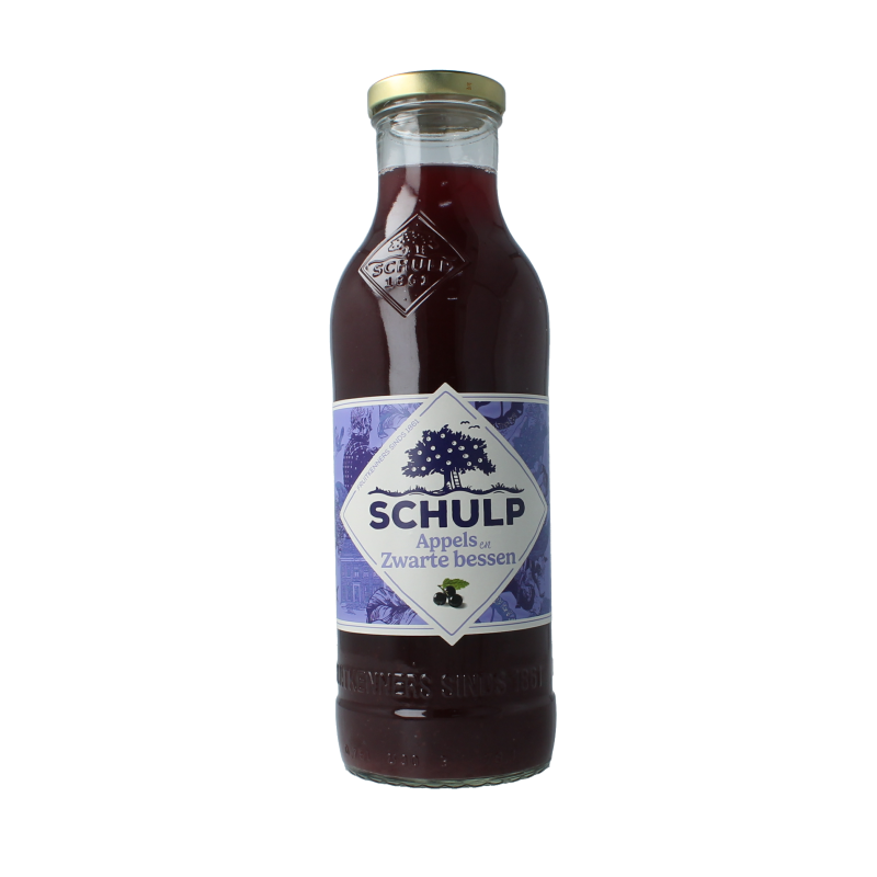 Schulp Appel & zwarte bessensap 750 ml