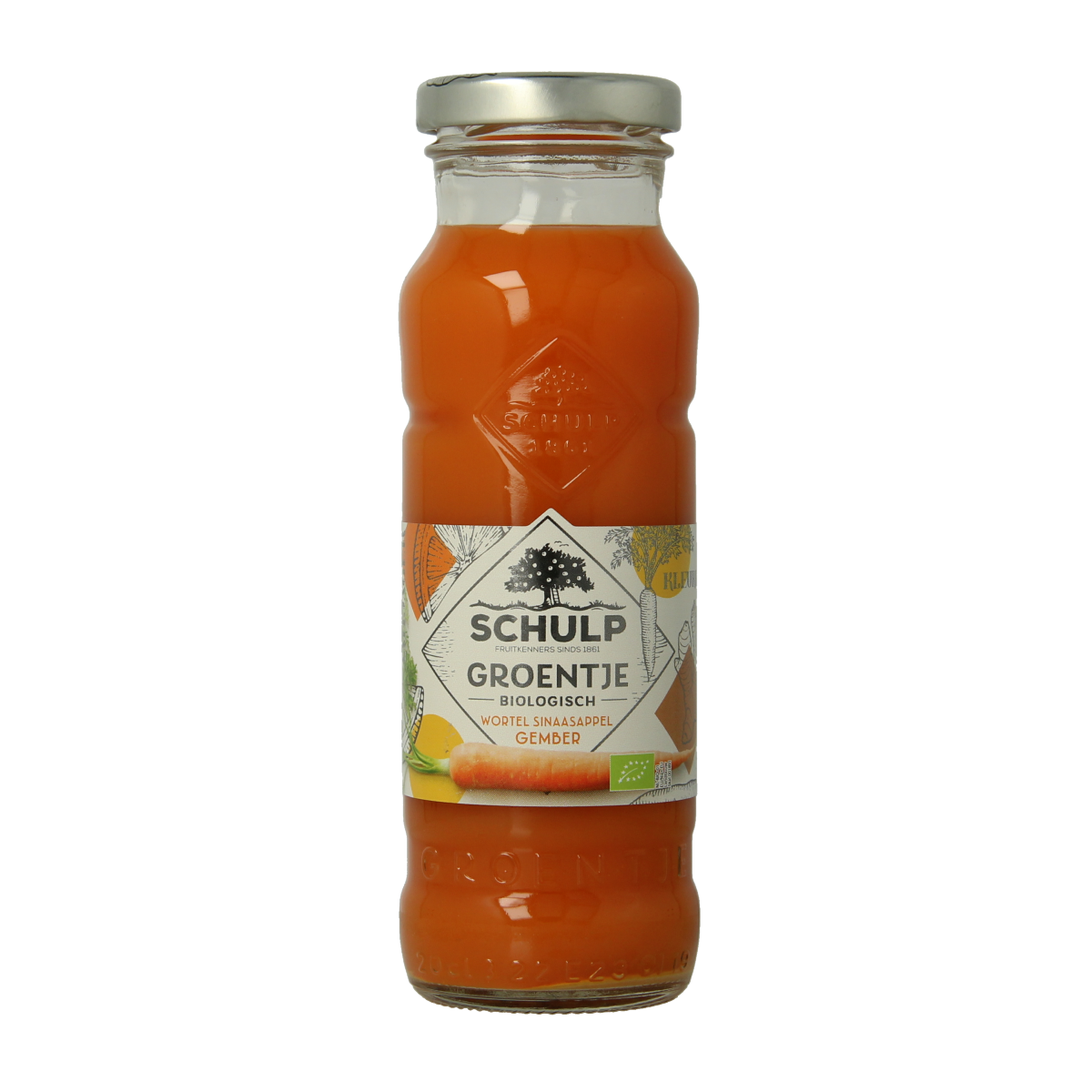 Schulp Wortel sinaasapp gembersap biologisch 200 ml