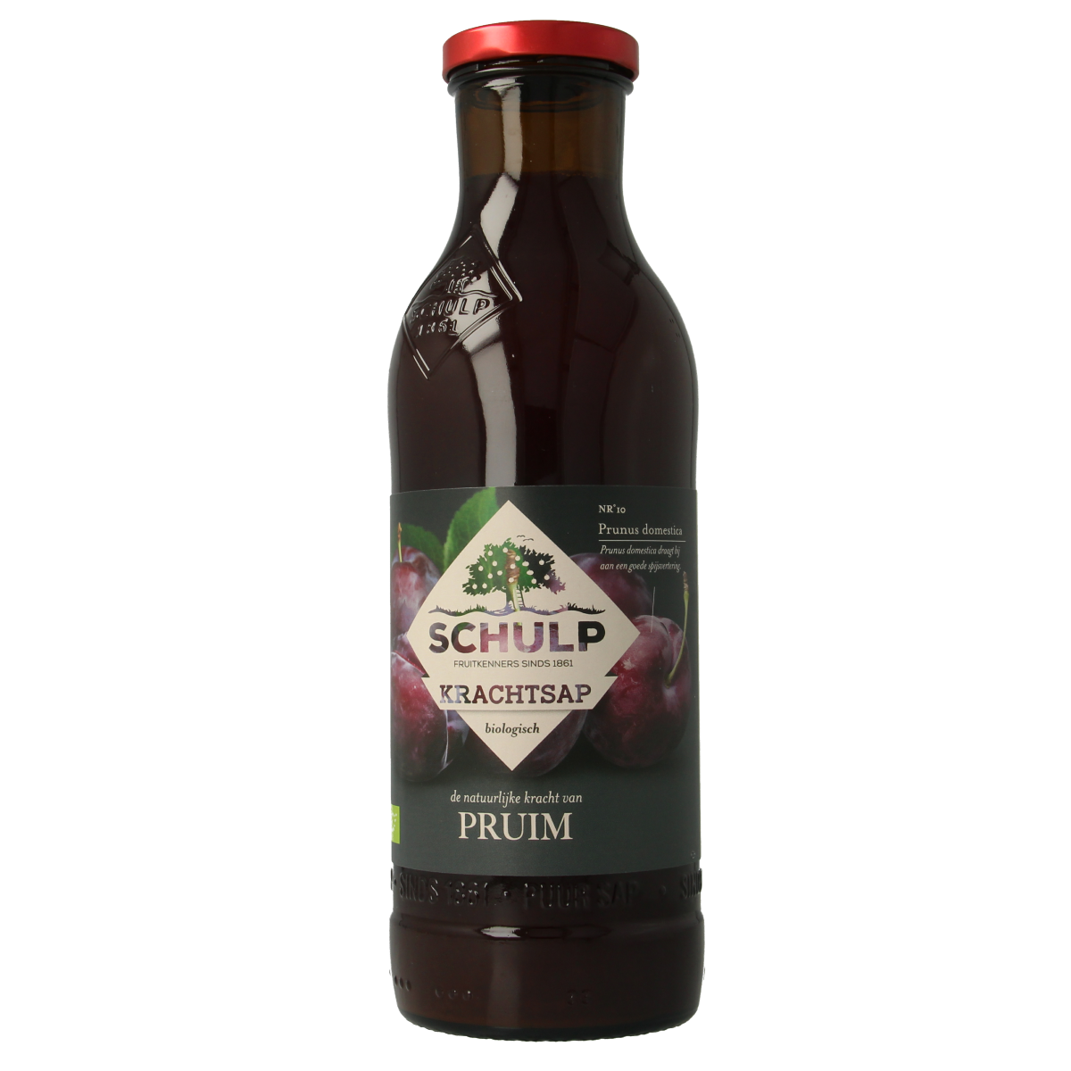 Schulp Pruimensap puur biologisch 750 ml