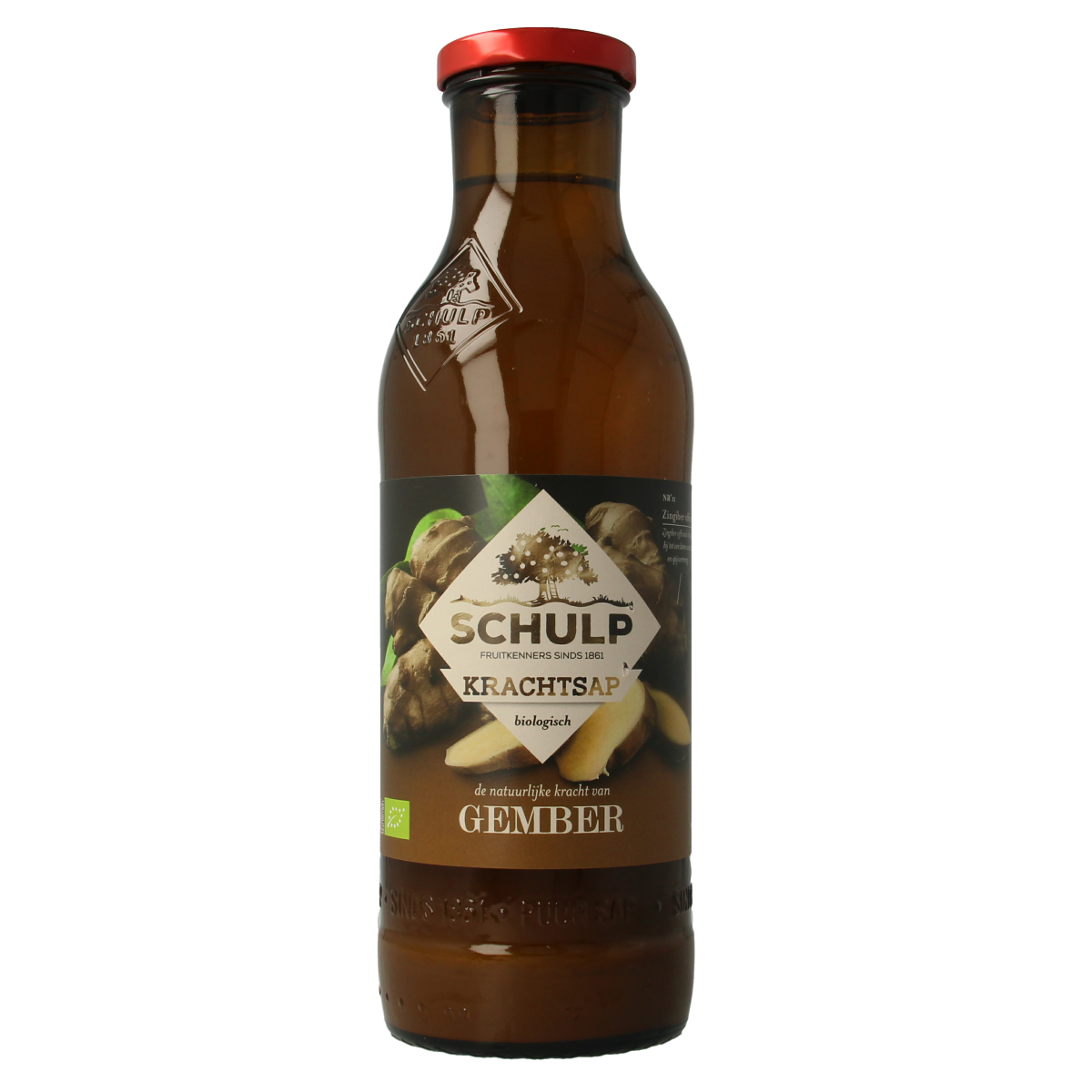 Schulp gembersap puur biologisch 750 ml