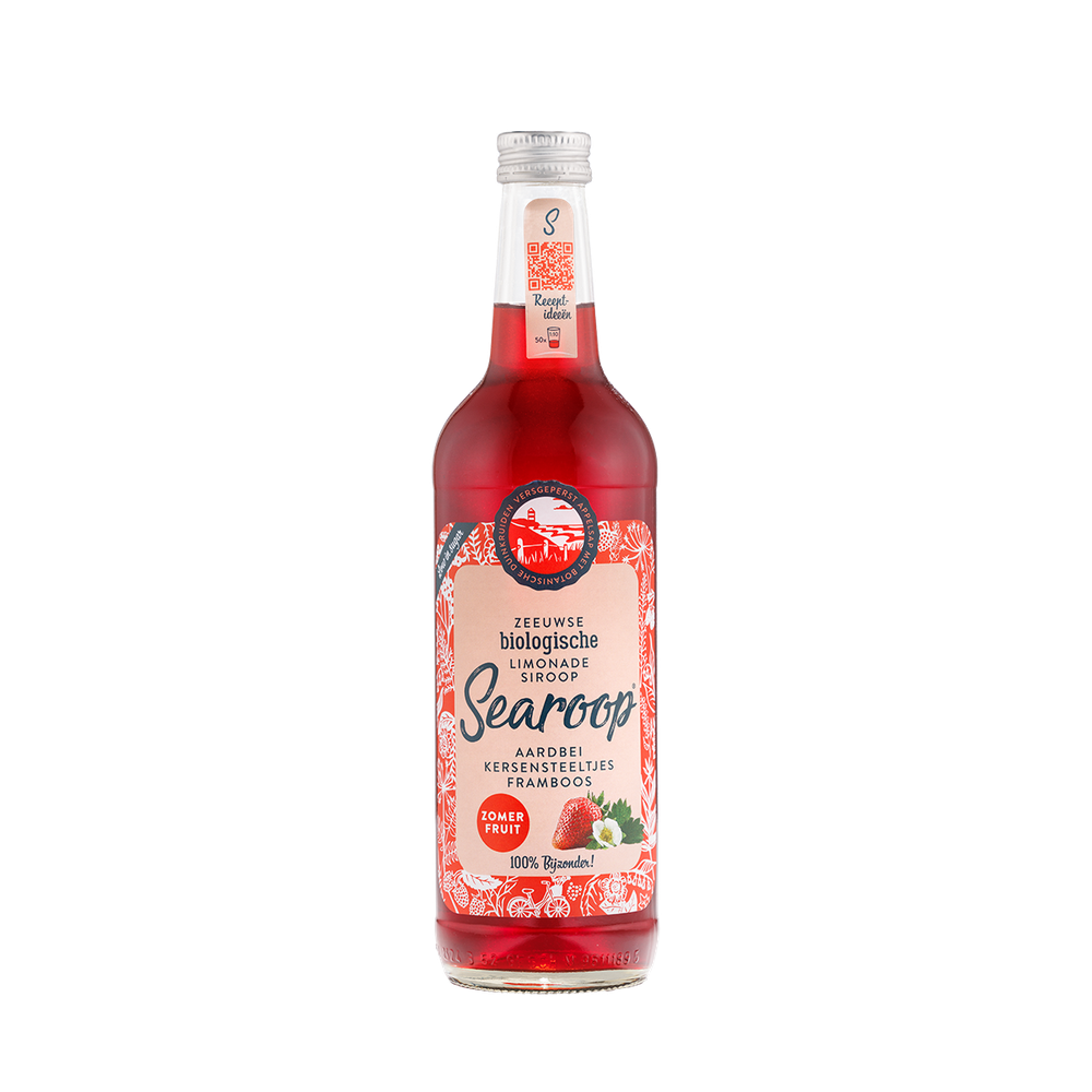 Searoop Zomerfruit (aardbei-kersensteel-framboos) 500 ml
