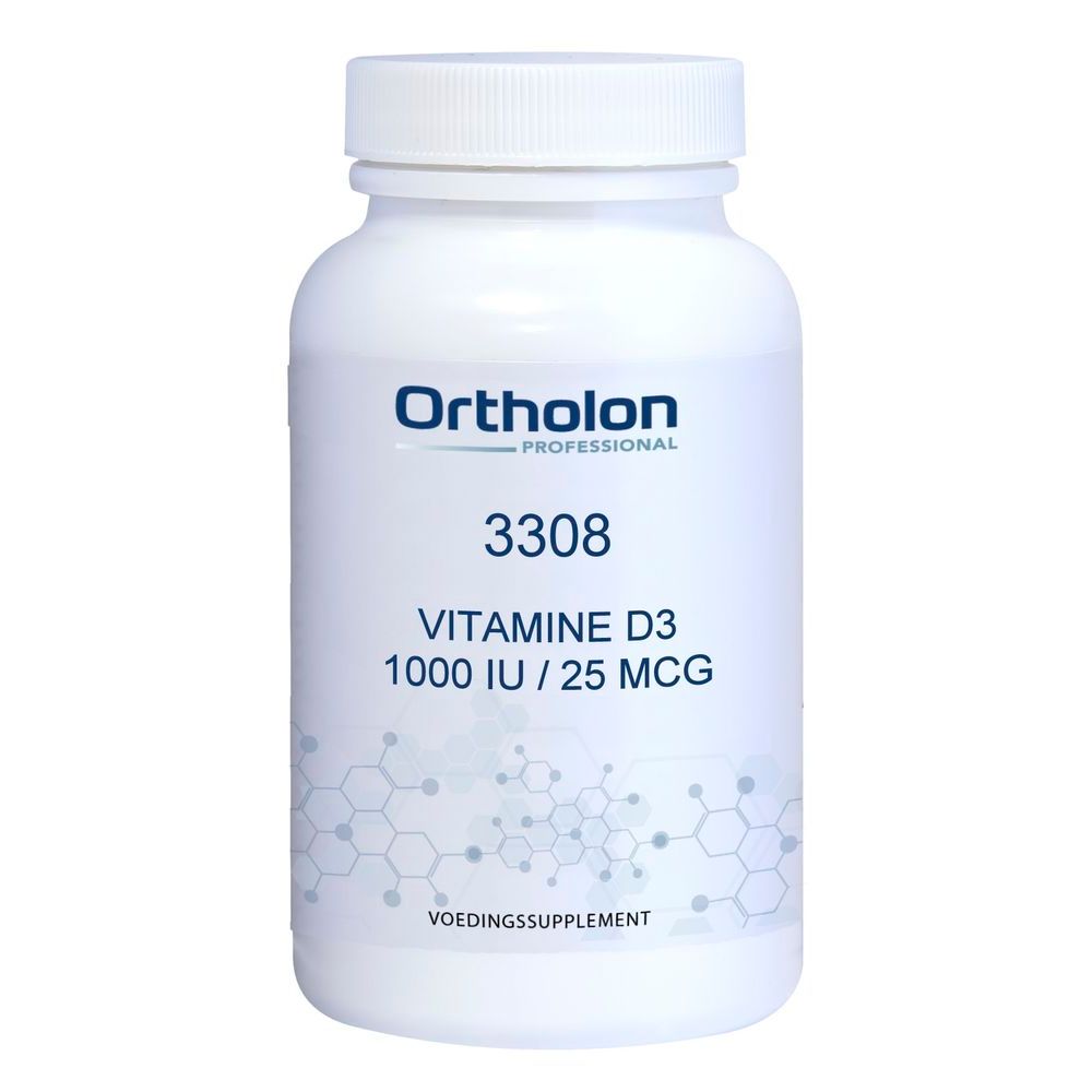 Ortholon Professional 3308 Vitamine D3 1000IU/25mcg Softgels 100 sg