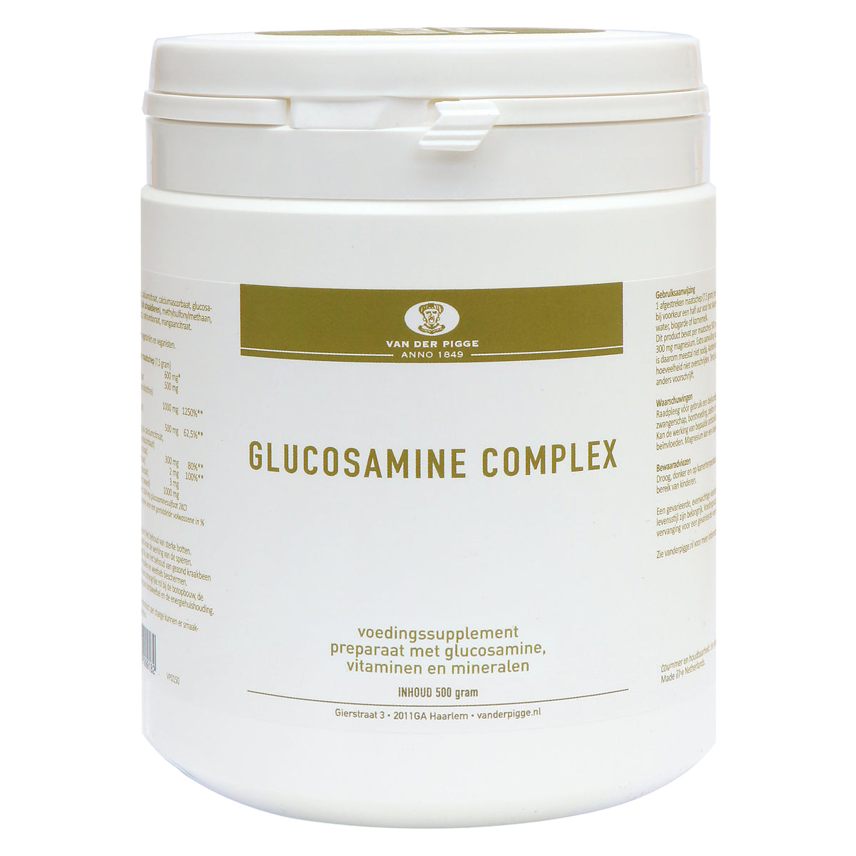 Van der Van der Pigge Glucosamine complex 500 gram