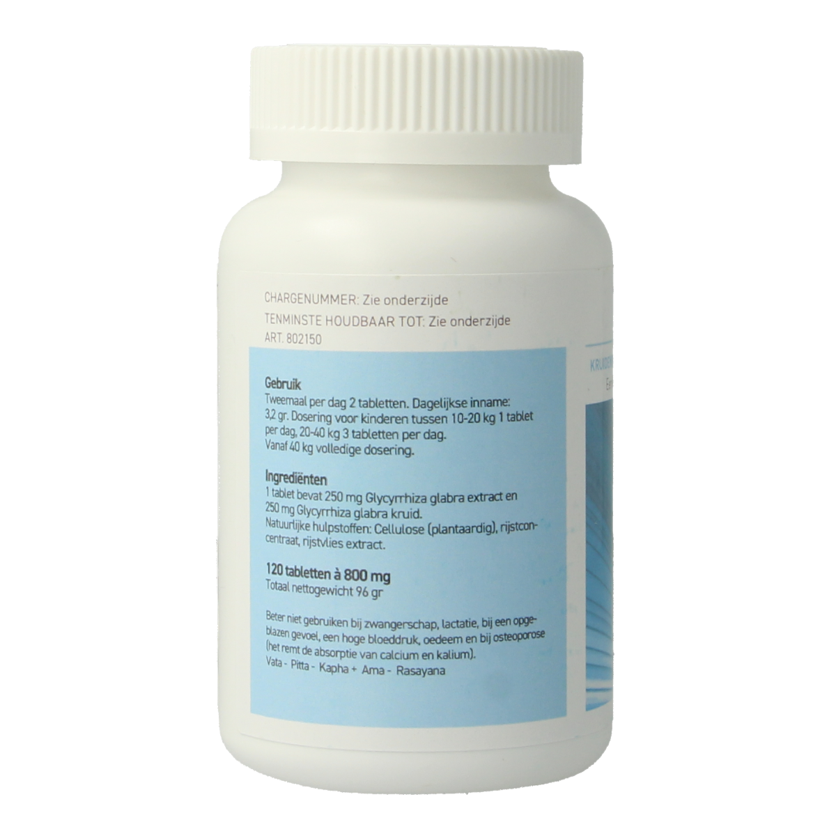 AyurVeda Health Yastimadhu glycyrrhiza 120 tabletten