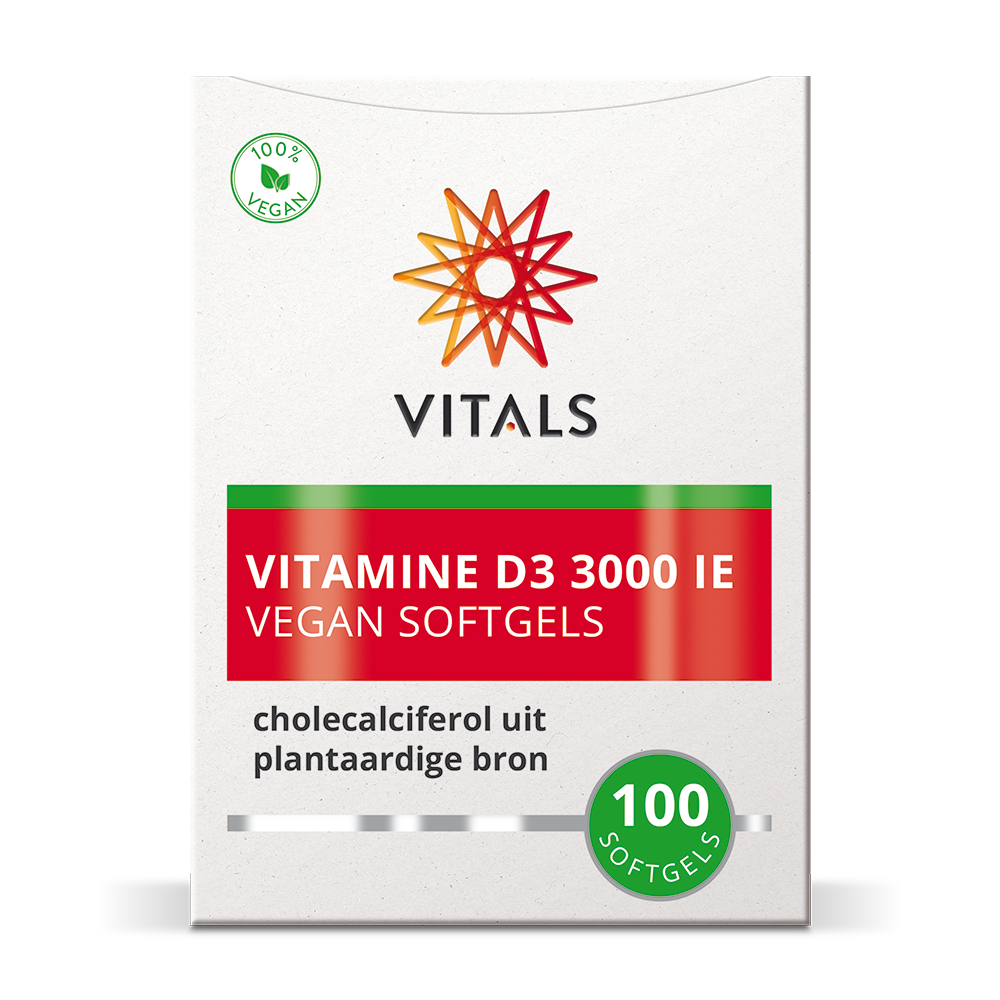 Vitals Vitamine D3 3000 ie 100 softgels