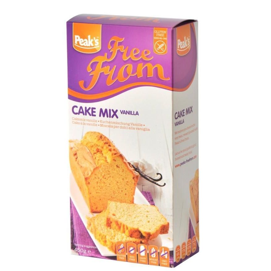 Peaks Free From Cakemix Vanille 450 gr