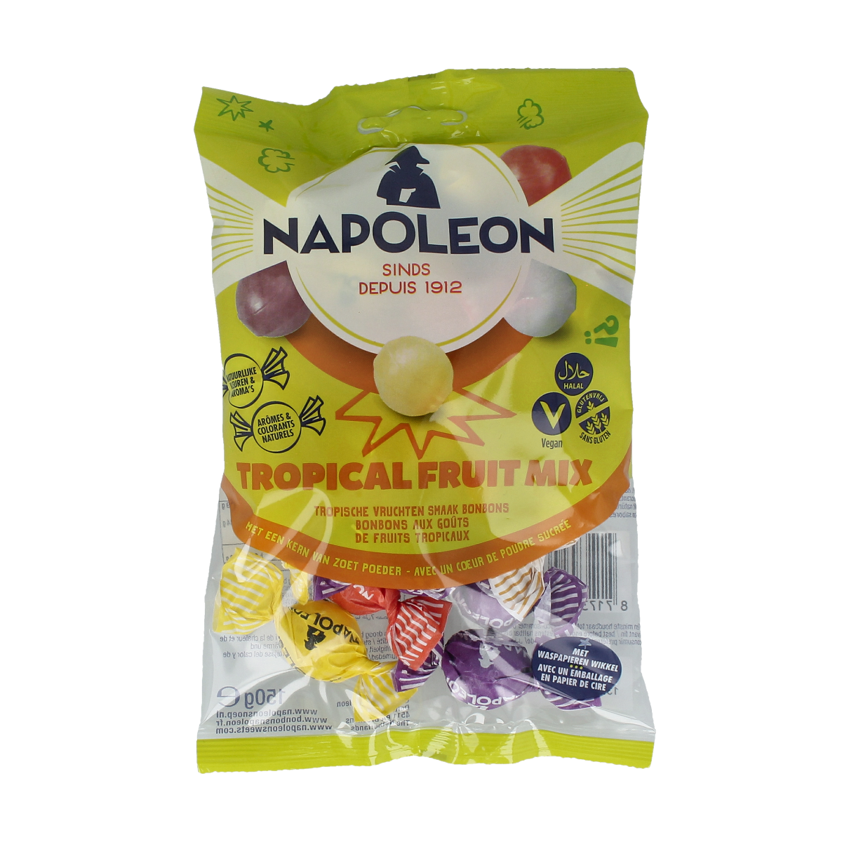 Napoleon Tropische vruchten kogels 150 gram