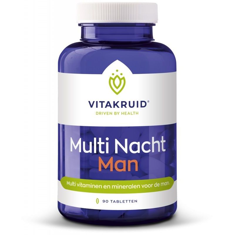 Vitakruid Multi Nacht Man Tabletten