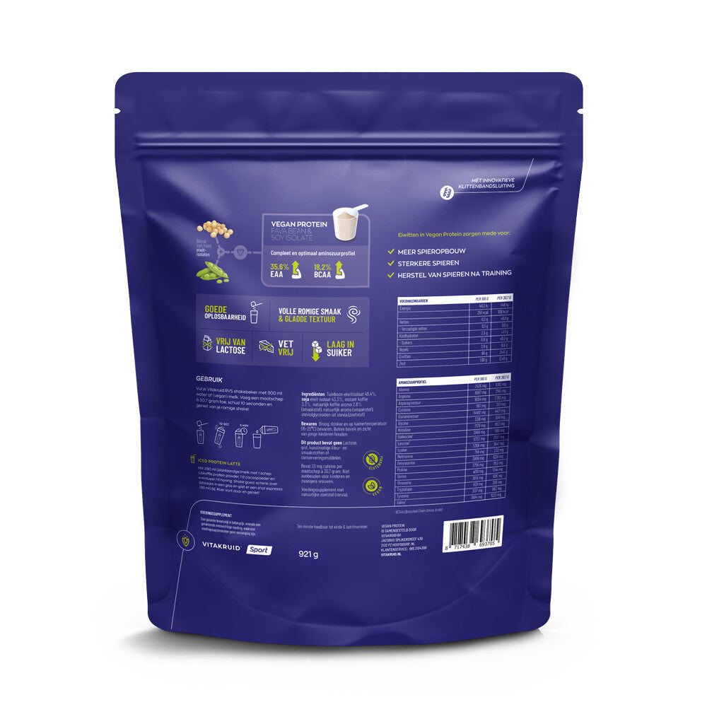 Vitakruid Vegan Protein Soft Vanilla