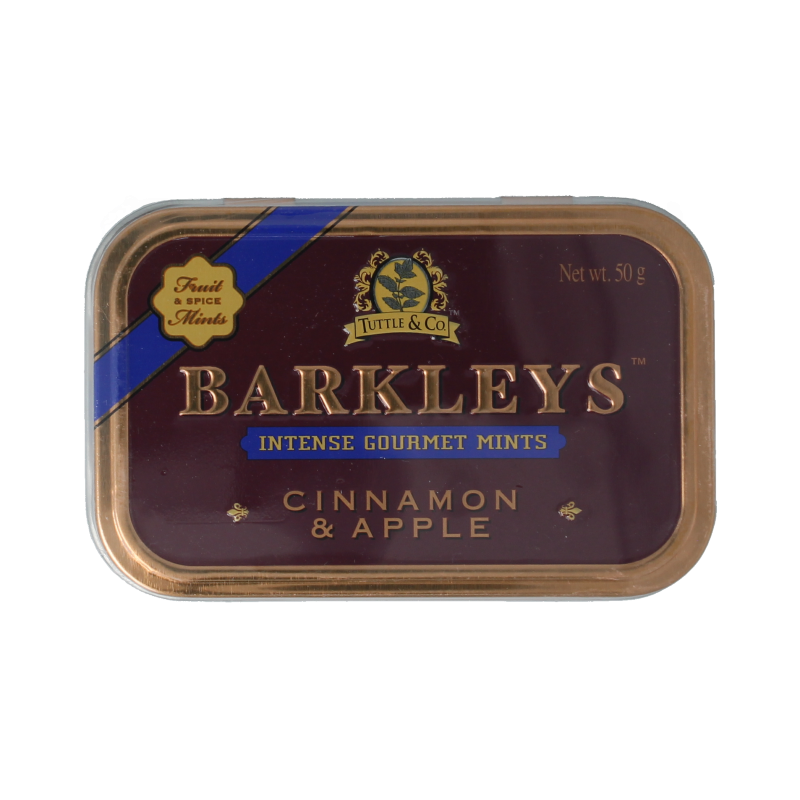 Barkleys Mints cinnamon & apple 50 gram