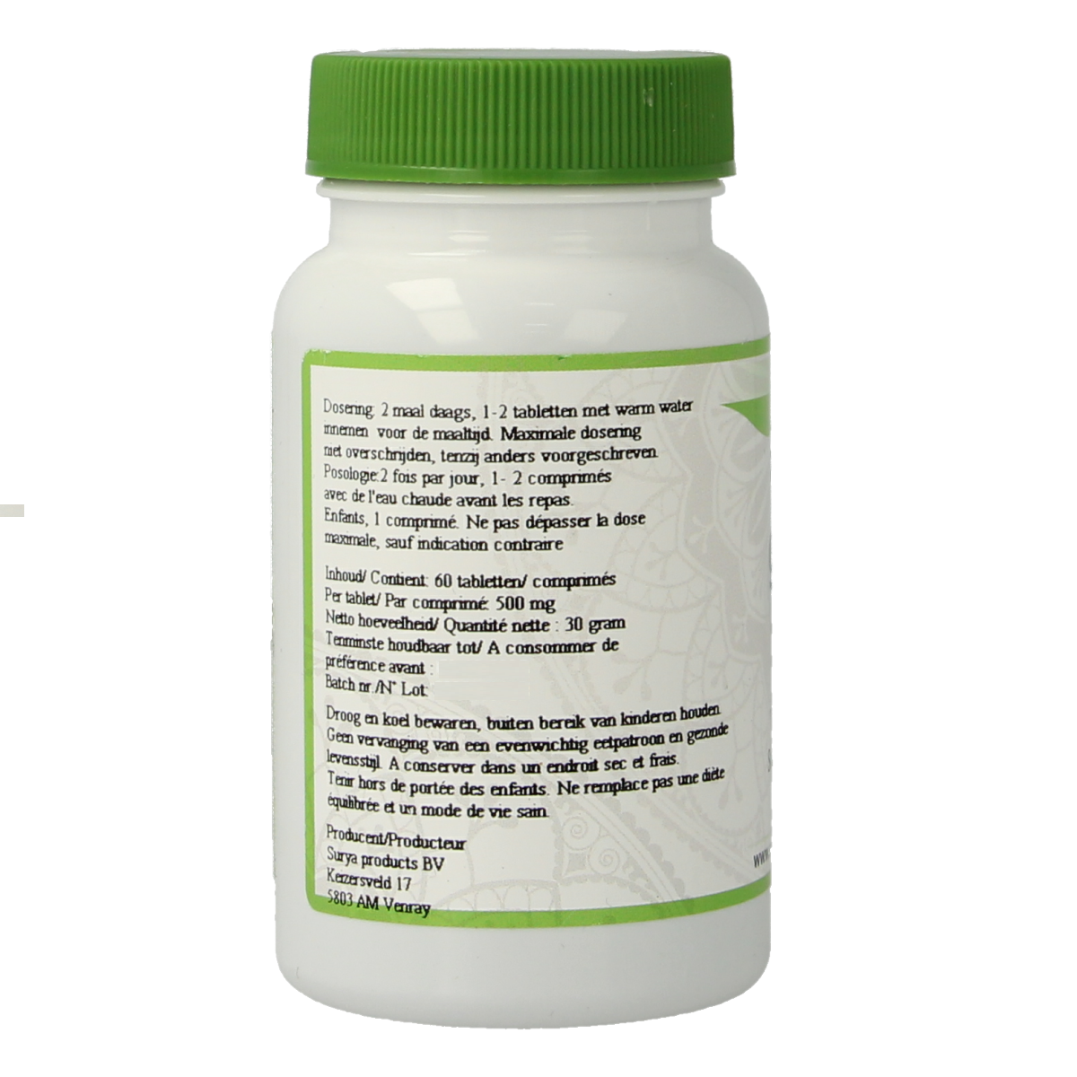 Surya Galgand nasak 60 tabletten