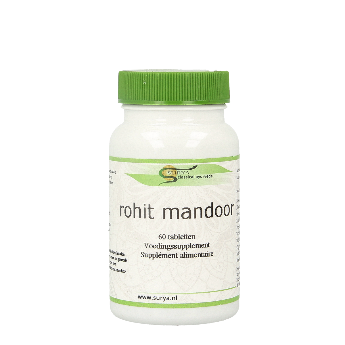 Surya Rohit mandoor 60 tabletten