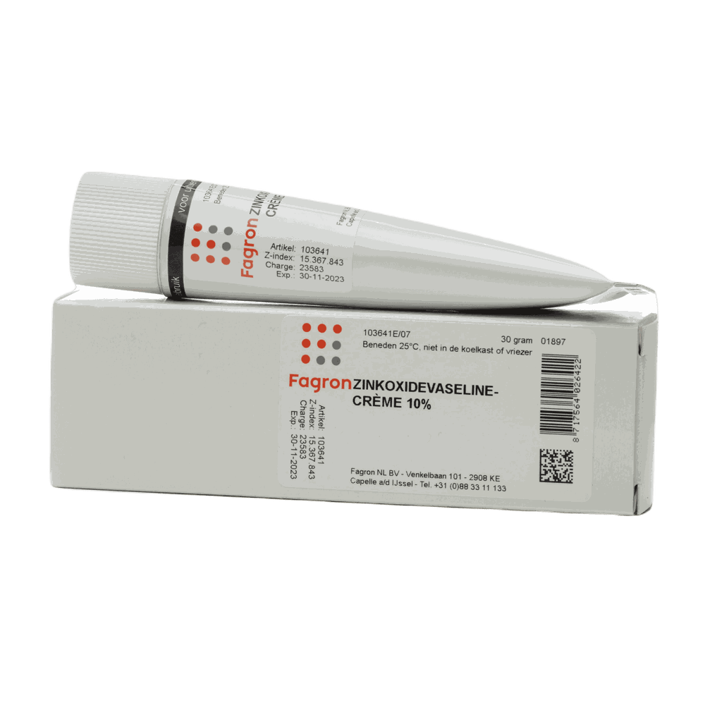 Fagron Zinkoxidevaselinecreme 10% 30 gr
