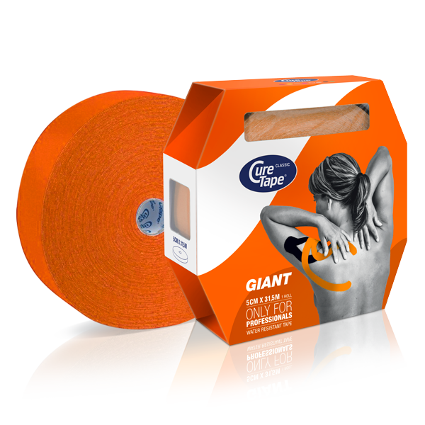 Curetape Giant oranje 5cm x 31,5m