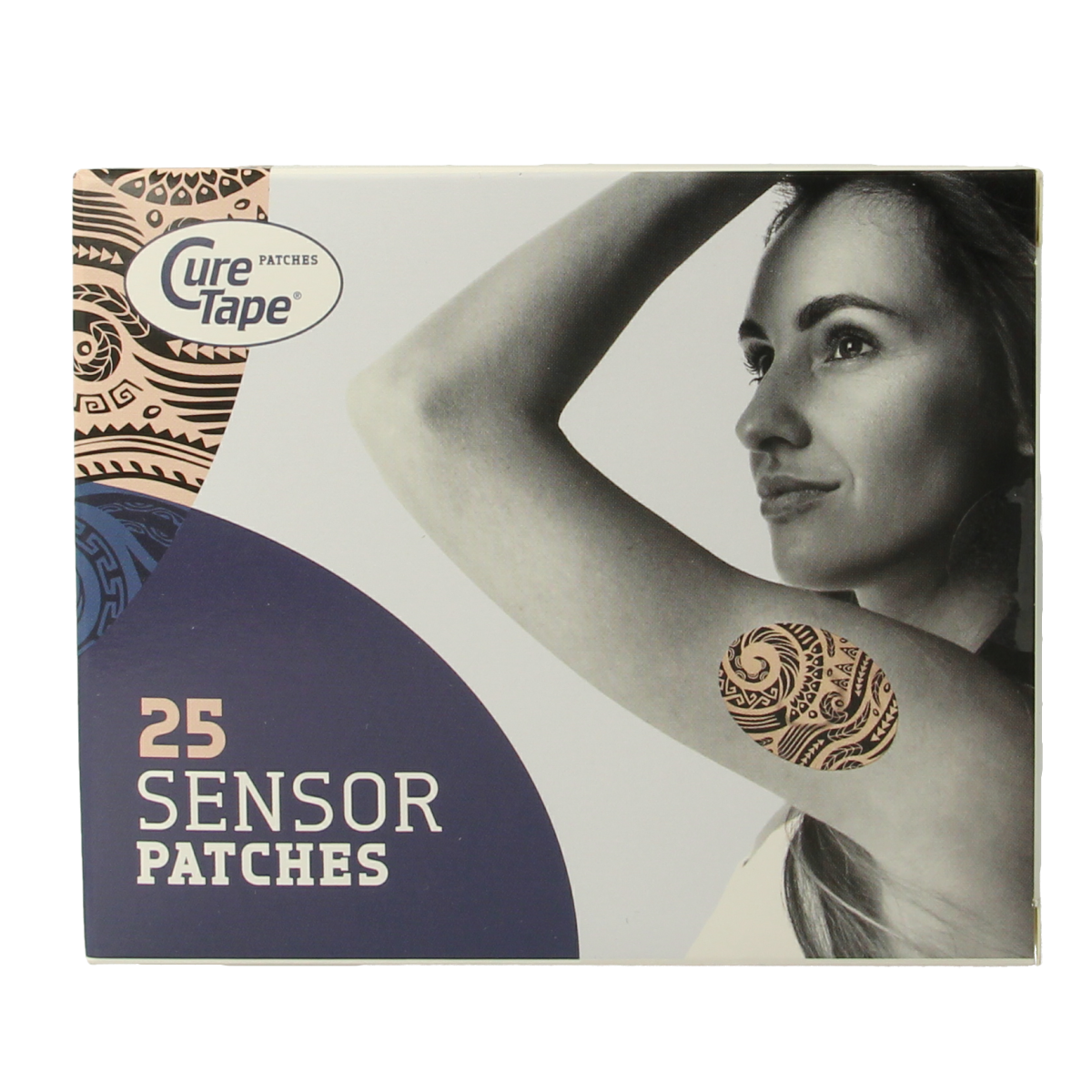 Curetape Sensor patch tattoo 25 stuks