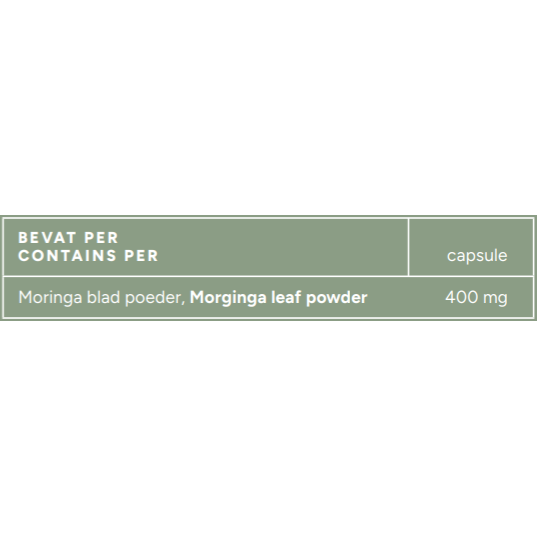 Mattisson Biologisch Moringa Blad 400 mg 60 vcaps